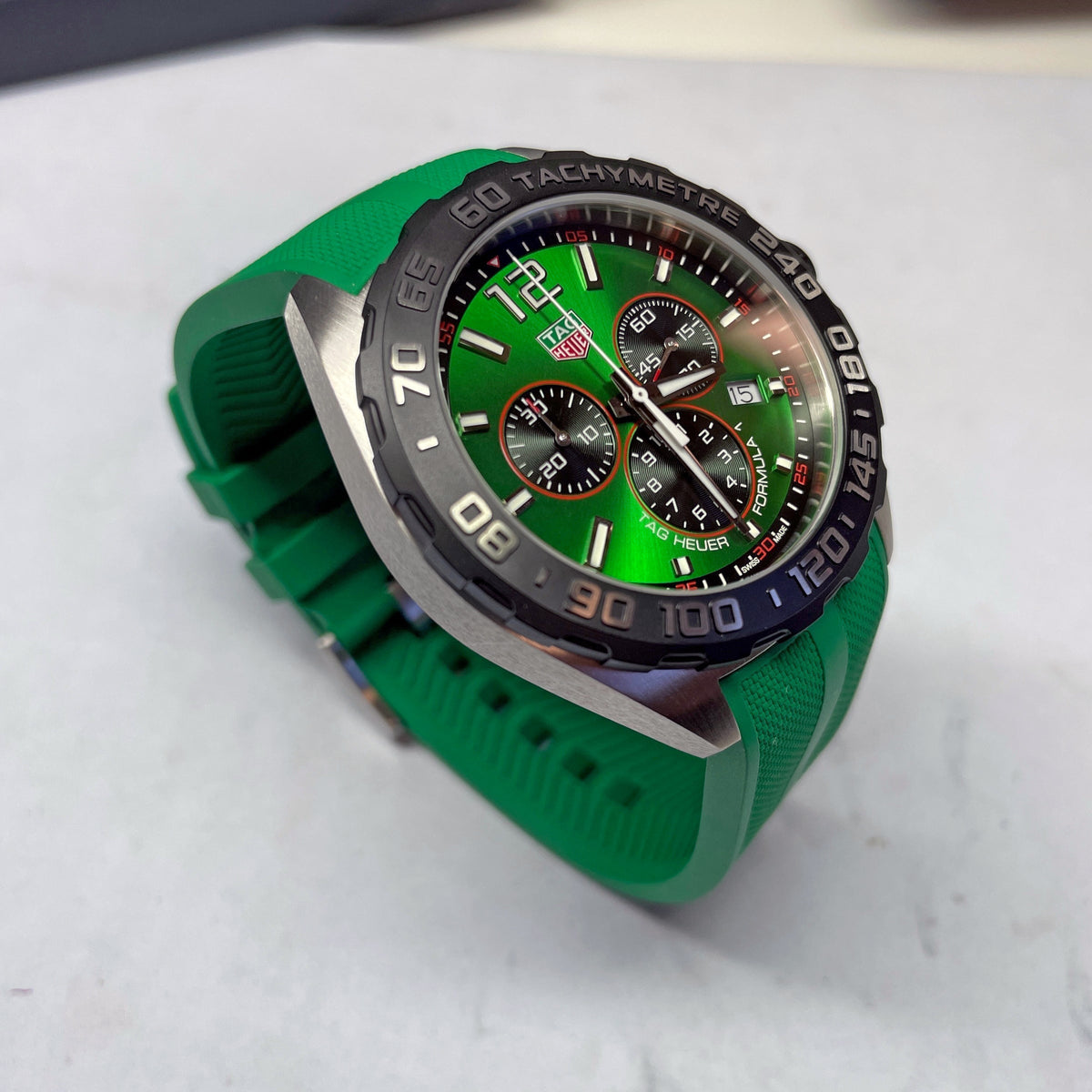 Shop Authentic Tag Heuer Formula 1 Green Dial Watch for Men - CAZ101AP.FT8056 - Luxxuri
