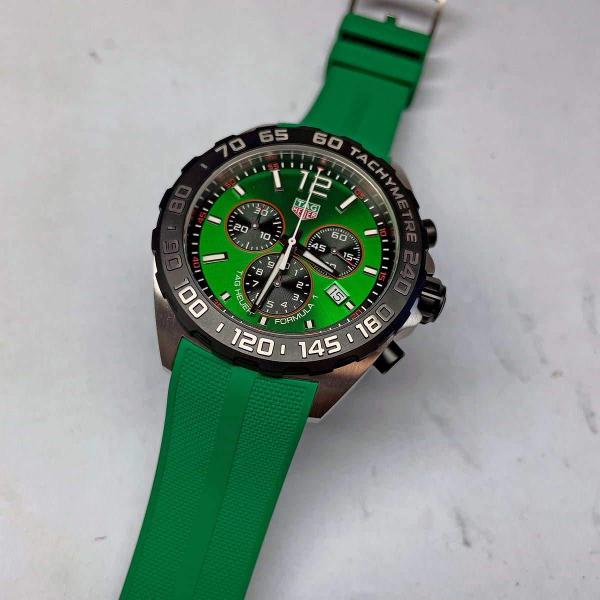 Shop Authentic Tag Heuer Formula 1 Green Dial Watch for Men - CAZ101AP.FT8056 - Luxxuri