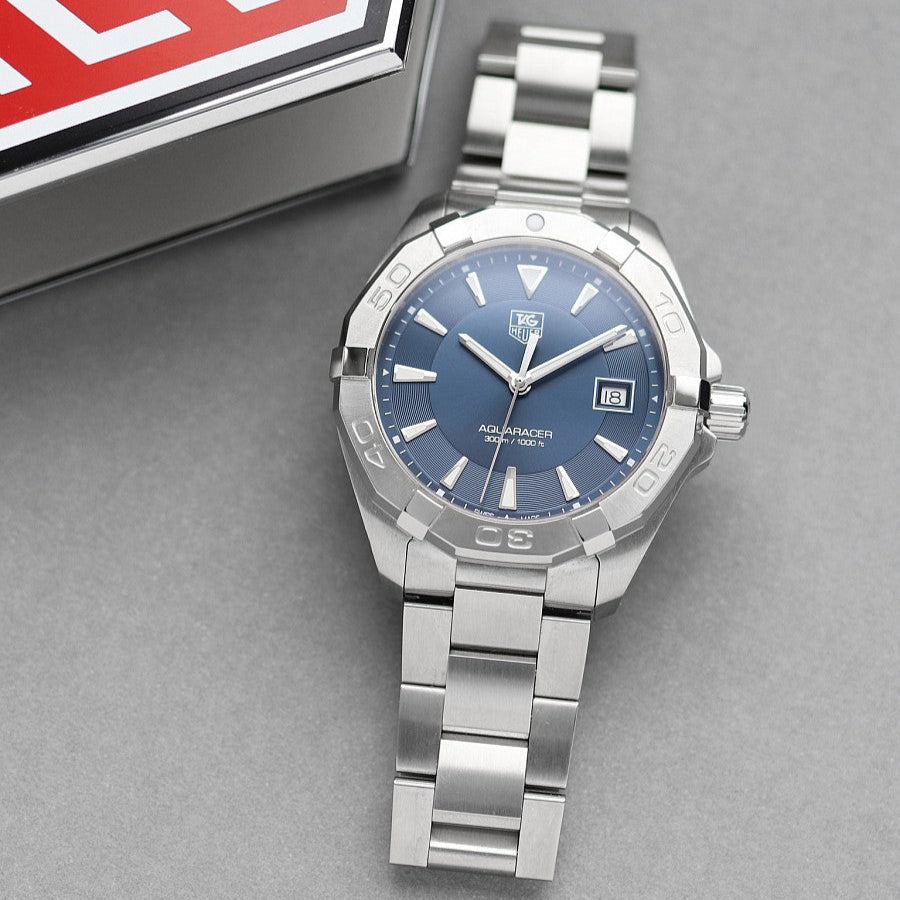 Shop Authentic Tag Heuer Aquaracer Blue Dial Watch for Men - WAY1112.BA0928 - Luxxuri