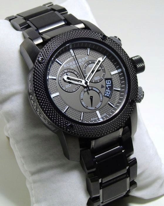 Shop Authentic Burberry Chrono Sport Brown Dial Brown Steel Strap Watch for Men - BU7716 - Luxxuri