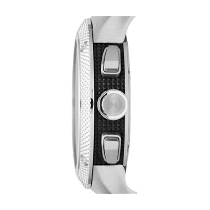 Shop Authentic Burberry Utilitarian Chronograph Black Dial Silver Steel Strap Watch For Men - BU9800 - Luxxuri