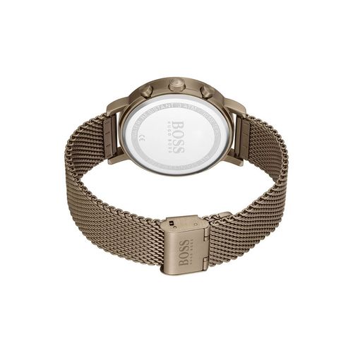Shop Authentic Hugo Boss Spirit Blue Dial Grey Mesh Bracelet Watch for Men - 1513693 - Luxxuri