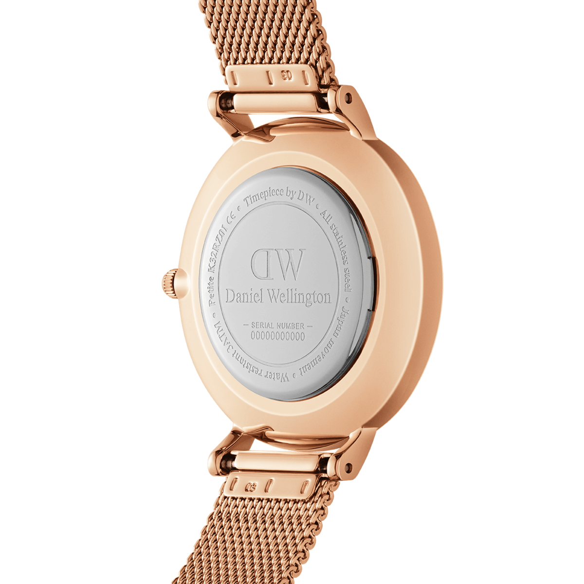 Shop Authentic Daniel Wellington Petite Amber Brown Dial Gold Mesh Strap Watch For Women - DW00100476 - Luxxuri