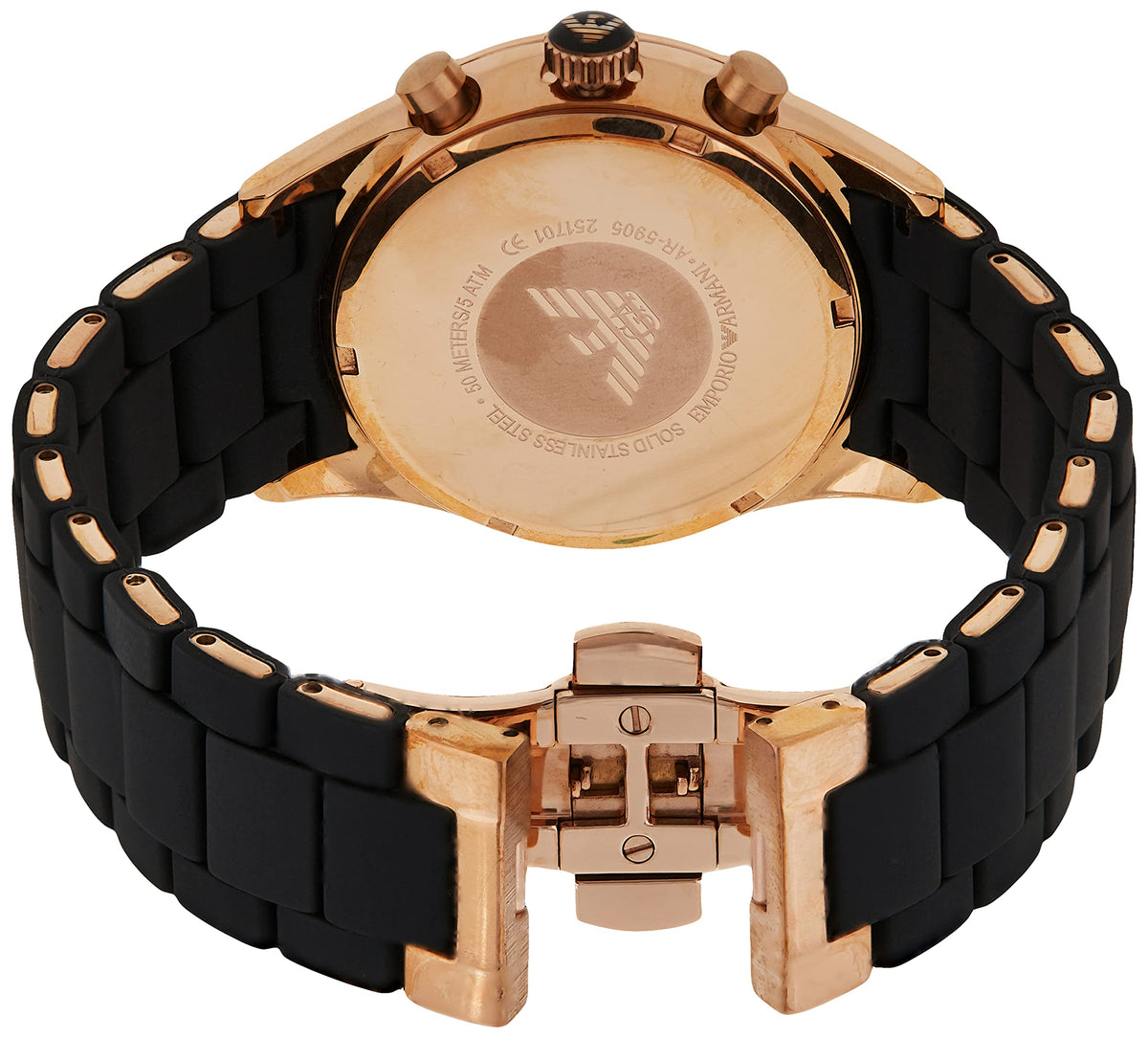 Shop Authentic Emporio Armani Sportivo Black Dial Black Steel Strap Watch For Men - AR5905 - Luxxuri