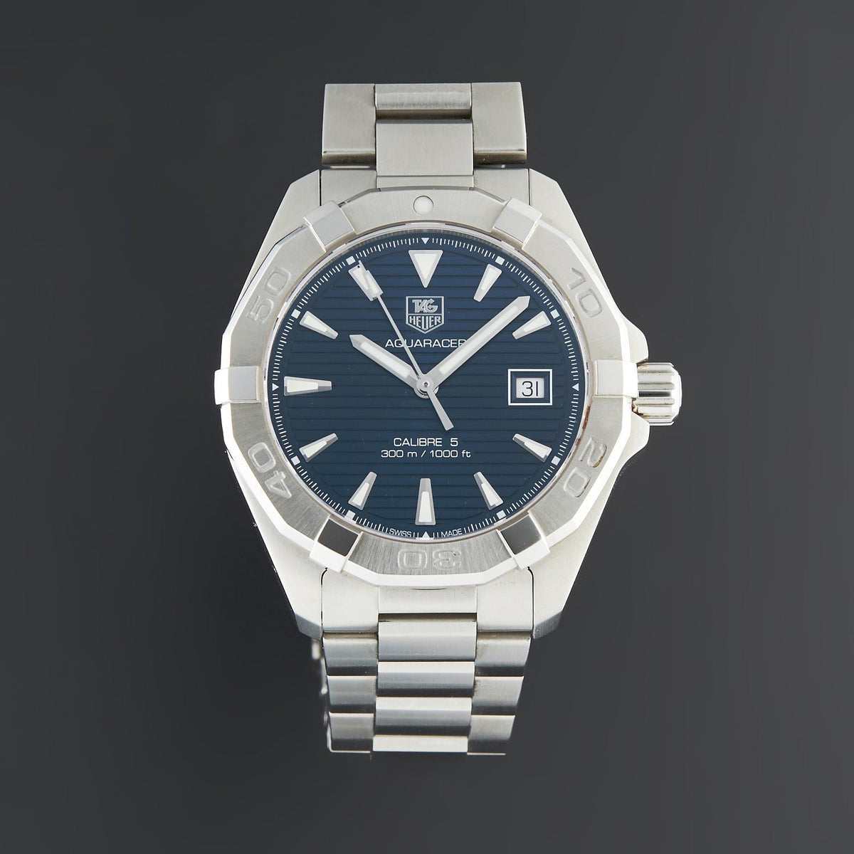 Shop Authentic Tag Heuer Aquaracer Blue Dial Watch for Men - WAY2112.BA0928 - Luxxuri