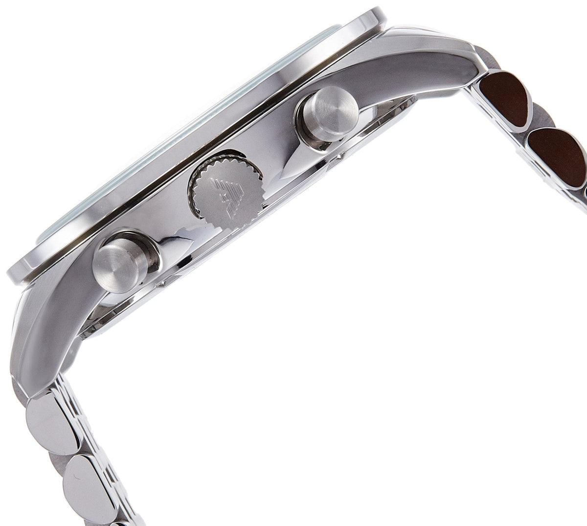 Shop Authentic Emporio Armani Sportivo Chronograph Silver Dial Silver Steel Strap Watch For Men - AR6073 - Luxxuri