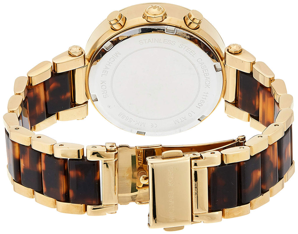 Shop Authentic Michael Kors Parker Gold Dial Two Tone Steel Strap Watch for Women - MK5688 - Luxxuri