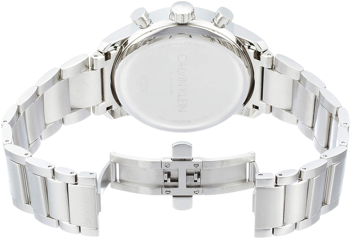 Shop Authentic Calvin Klein City White Dial Silver Steel Strap Watch for Men - K2G27146 - Luxxuri