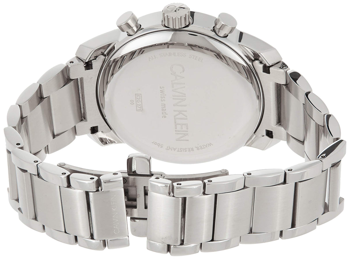 Shop Authentic Calvin Klein City White Dial Silver Steel Strap Watch for Men - K2G27146 - Luxxuri