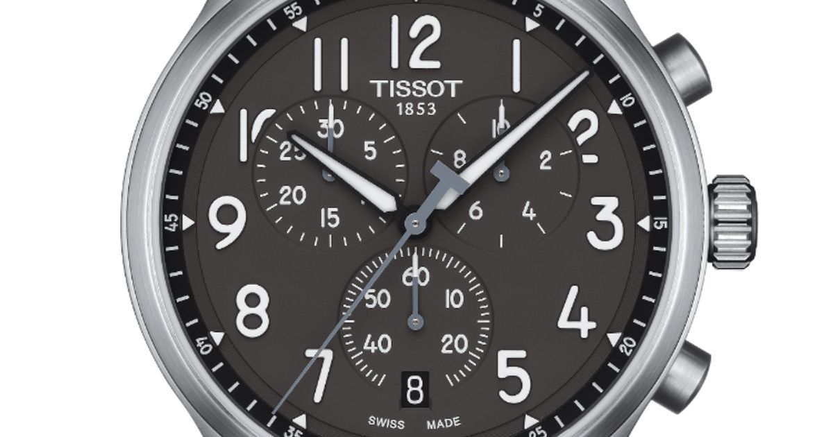 Shop Authentic Tissot Chrono XL Vintage Quartz Black Dial Black Leather Strap Watch For Men - T116.617.16.062.00 - Luxxuri