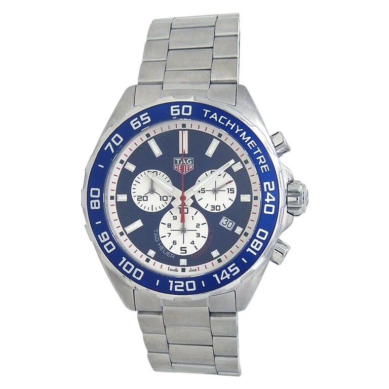 Shop Authentic Tag Heuer Formula 1 Blue Dial Silver Steel Strap Watch for Men - CAZ1018BA0842 - Luxxuri