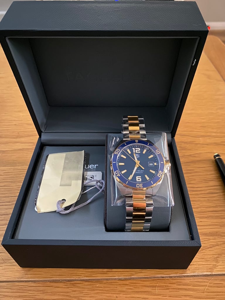 Shop Authentic Tag Heuer Formula Blue Dial Watch for Men - WAZ1120.BB0879 - Luxxuri