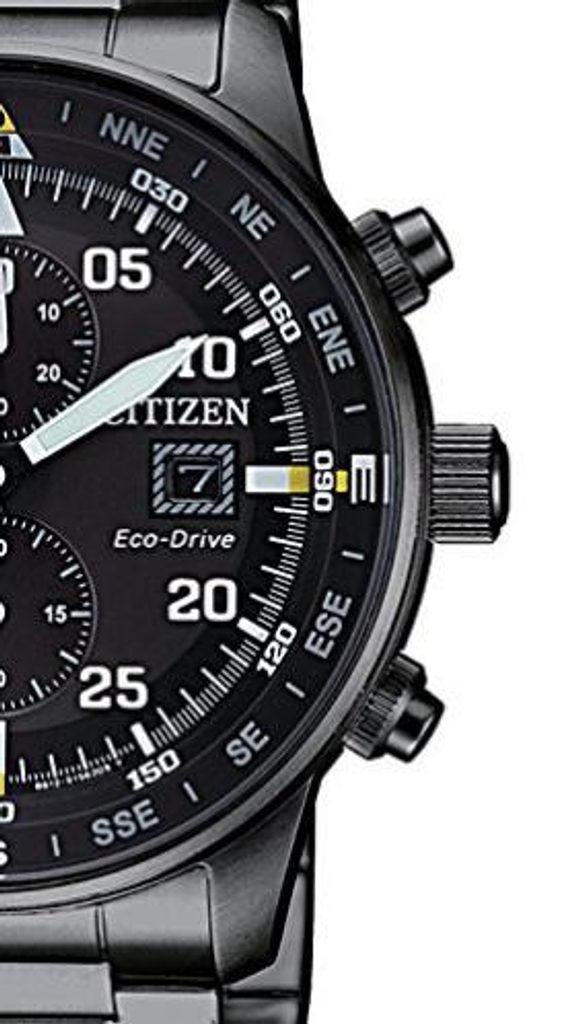 Shop Authentic Citizen Sports Eco Drive Black Dial Black Steel Strap Watch For Men - CA0695-84E - Luxxuri