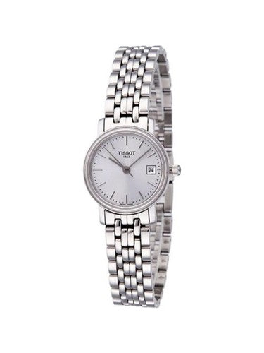 Shop Authentic Tissot T Classic Desire White Dial Silver Steel Strap Watch for Women - T52.1.281.31 - Luxxuri