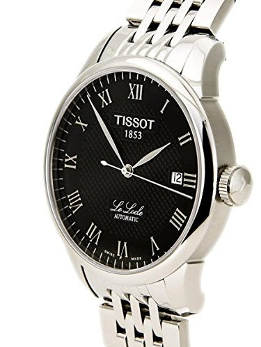 Shop Authentic Tissot T Classic Le Locle Powermatic 80 Black Dial Silver Steel Strap Watch For Women - T41.1.483.53 - Luxxuri