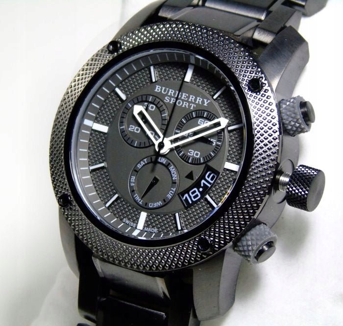 Shop Authentic Burberry Chrono Sport Brown Dial Brown Steel Strap Watch for Men - BU7716 - Luxxuri