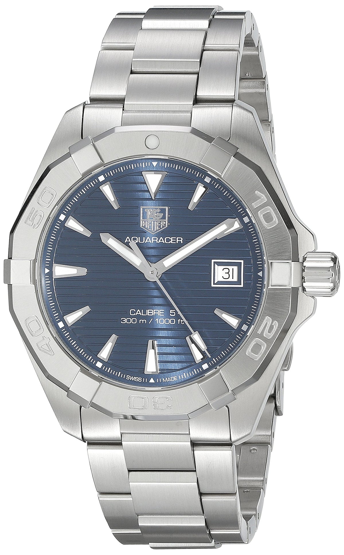 Shop Authentic Tag Heuer Aquaracer Blue Dial Watch for Men - WAY2112.BA0928 - Luxxuri