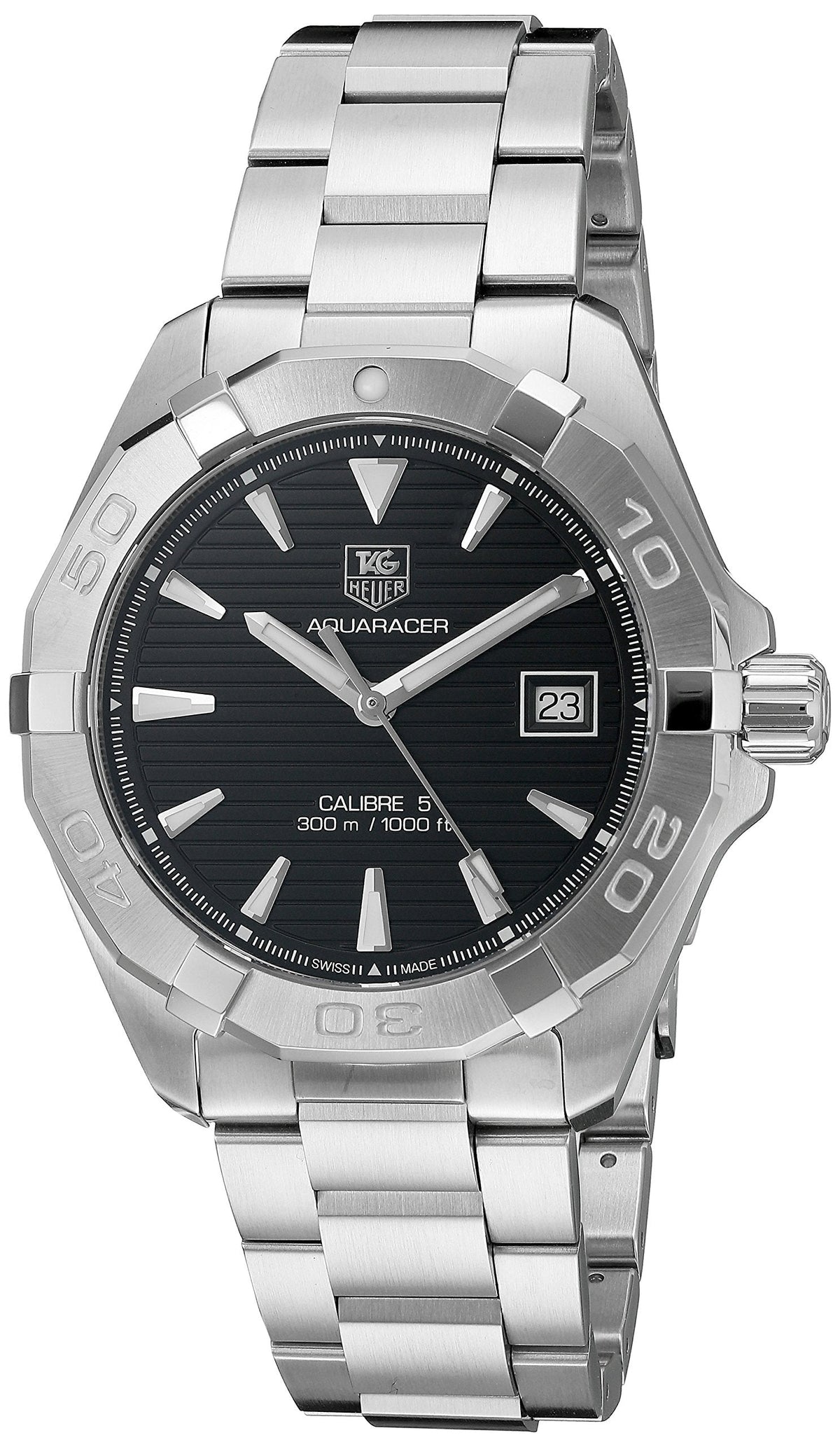 Shop Authentic Tag Heuer Aquaracer Black Dial Watch for Men - WAY2110.BA0928 - Luxxuri