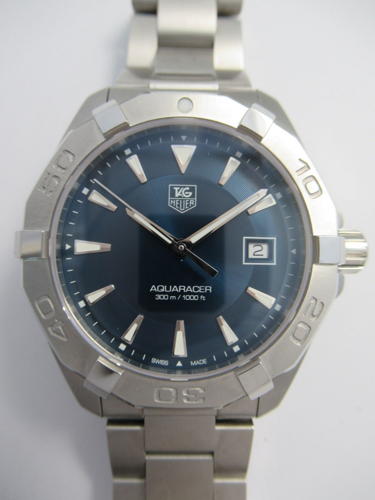 Shop Authentic Tag Heuer Aquaracer Blue Dial Watch for Men - WAY1112.BA0928 - Luxxuri