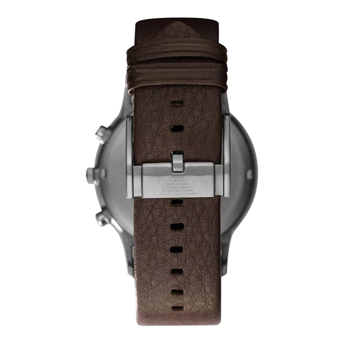 Shop Authentic Emporio Armani Sportivo Black Dial Brown Leather Strap Watch For Men - AR2462 - Luxxuri