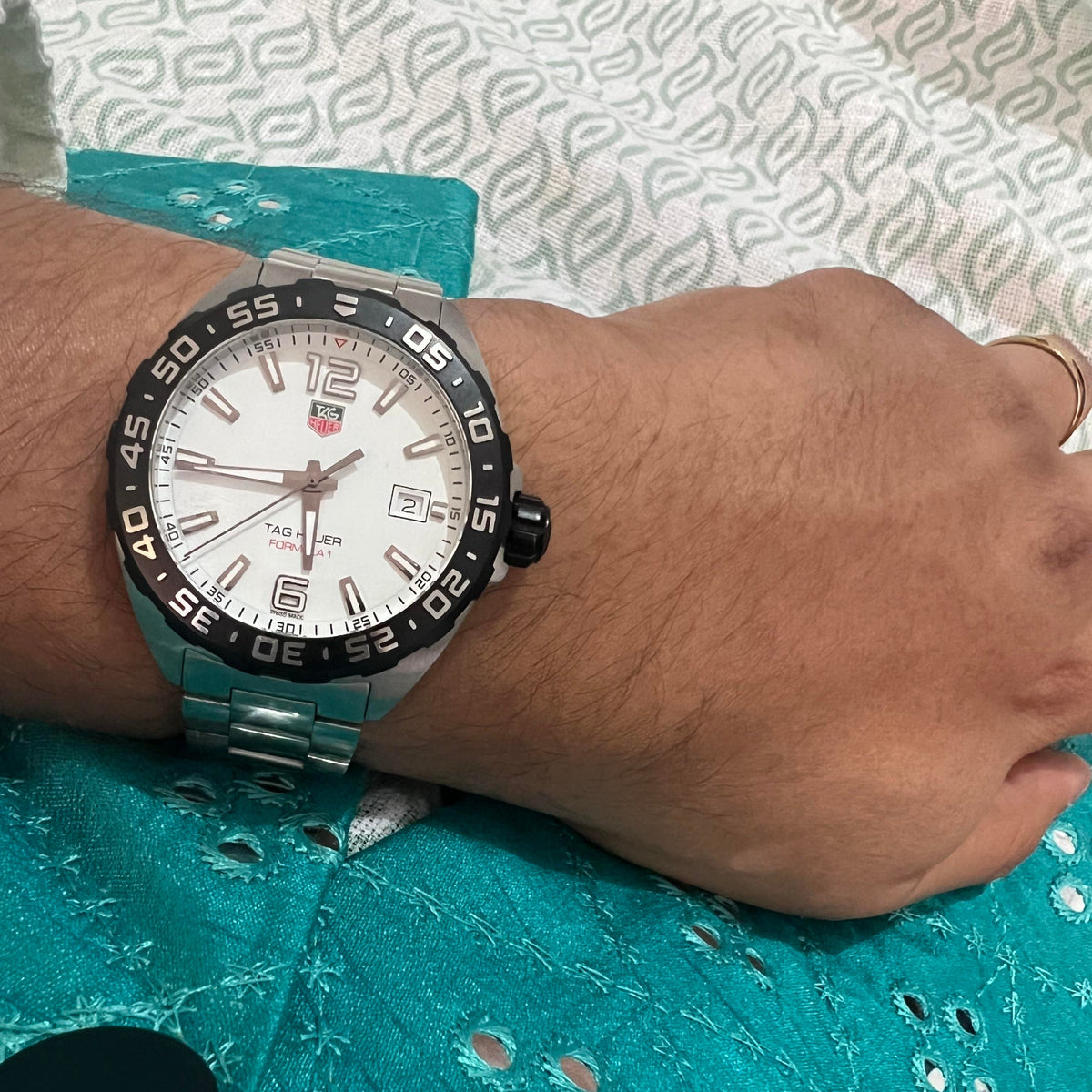 Shop Authentic Tag Heuer Formula 1 White Dial Watch for Men - WAZ1111.BA0875 - Luxxuri