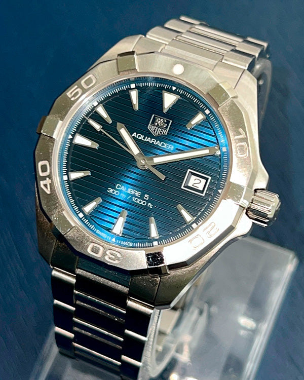 Shop Authentic Tag Heuer Aquaracer Blue Dial Watch for Men - WAY2112.BA0928 - Luxxuri