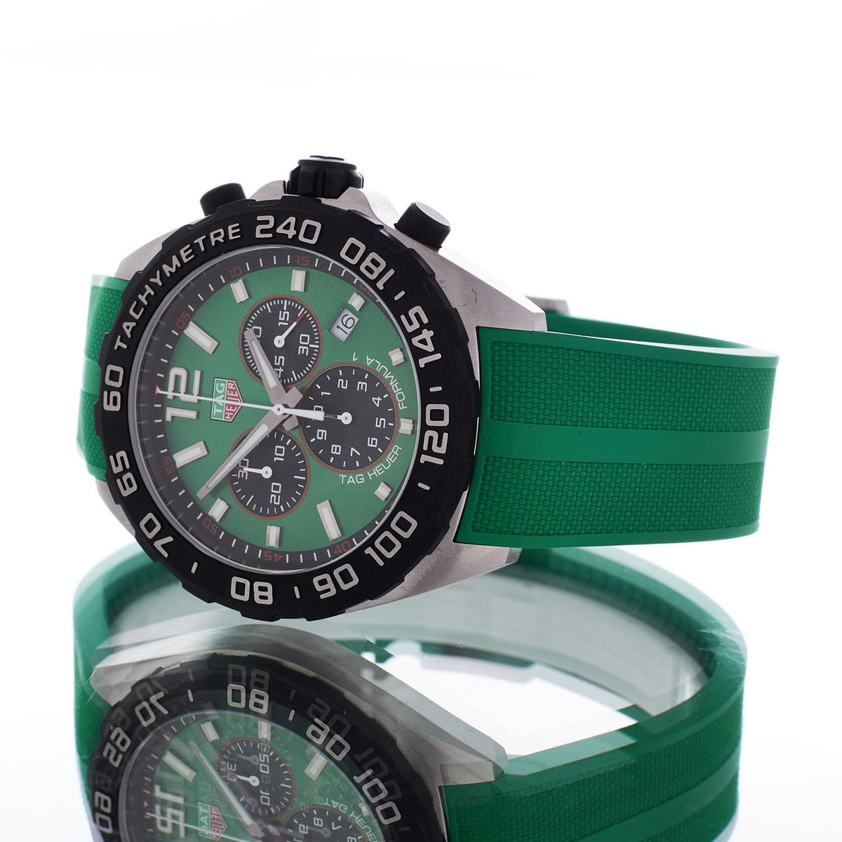 Shop Authentic Tag Heuer Formula 1 Green Dial Watch for Men - CAZ101AP.FT8056 - Luxxuri