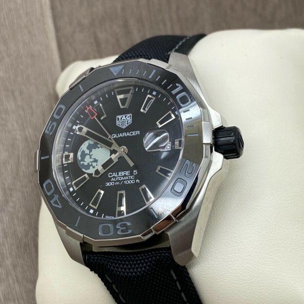 Shop Authentic Tag Heuer Aquaracer Moon Black Dial Watch for Men - WAY201J.FC6370 - Luxxuri