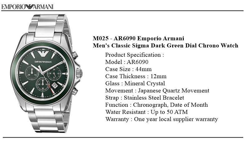 Shop Authentic Emporio Armani Sportivo Chronograph Blue Dial Silver Steel Strap Watch For Men - AR6090 - Luxxuri