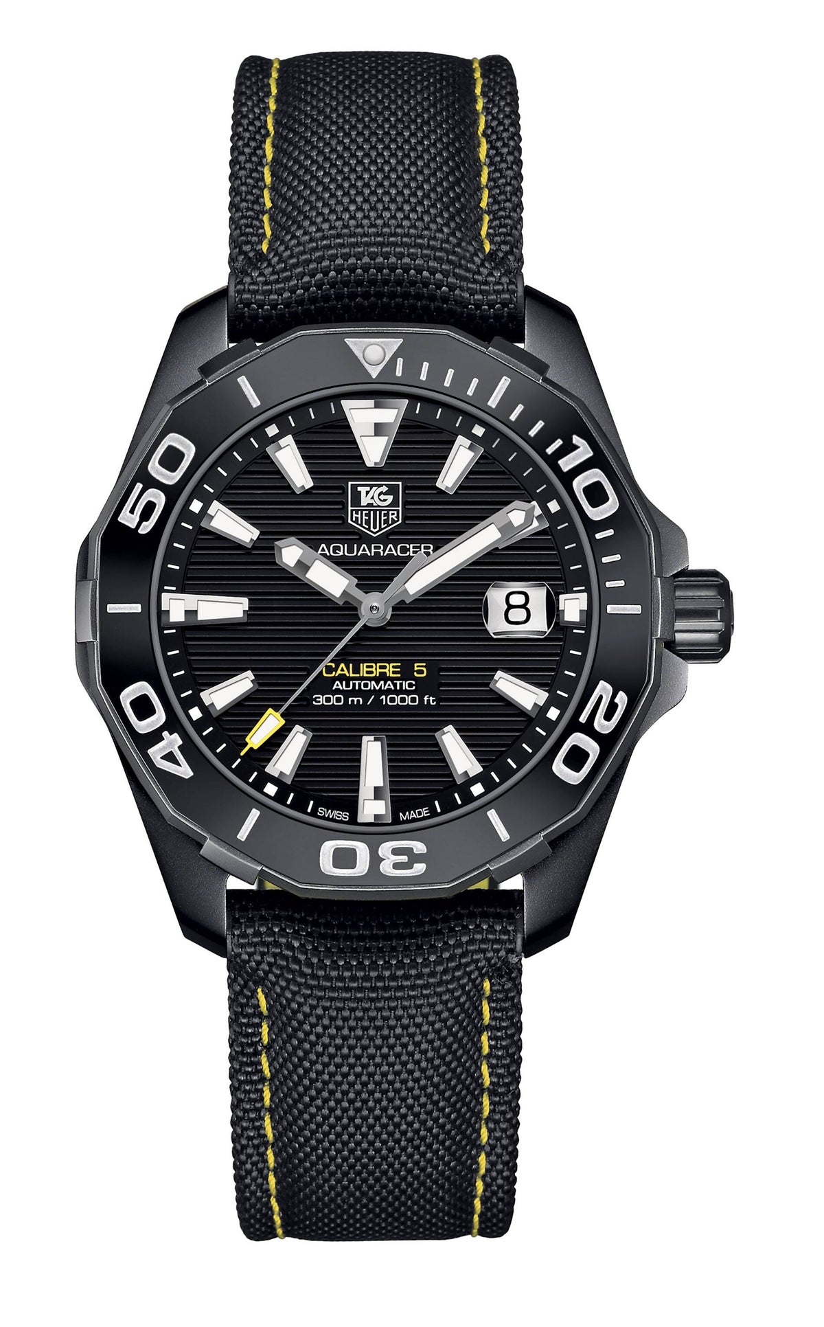 Shop Authentic Tag Heuer Aquaracer Black Dial Watch for Men - WAY218A.FC6362 - Luxxuri