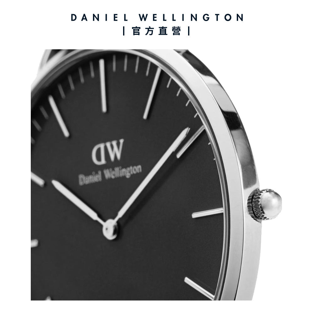 Shop Authentic Daniel Wellington Classic Bristol Black Dial Brown Leather Strap Watch For Men - DW00100143 - Luxxuri