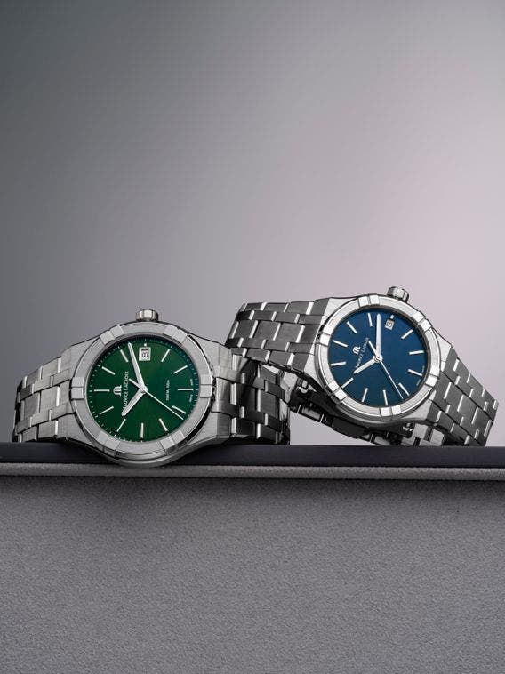 Shop Authentic Maurice Lacroix Aikon Automatic Green Dial Silver Steel Strap Watch for Men - AI1807-SS002-630-1 - Luxxuri