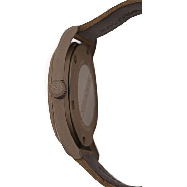 Shop Authentic Emporio Armani Sportivo Quartz Silver Dial Brown Leather Strap Watch For Men - AR6079 - Luxxuri
