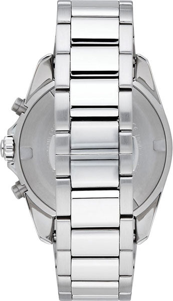Shop Authentic Emporio Armani Sportivo Chronograph Blue Dial Silver Steel Strap Watch For Men - AR6090 - Luxxuri
