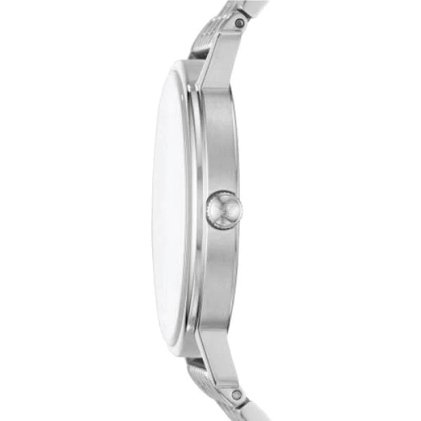 Shop Authentic Emporio Armani Kappa Quartz Blue Dial Silver Steel Strap Watch For Men - AR80010 - Luxxuri