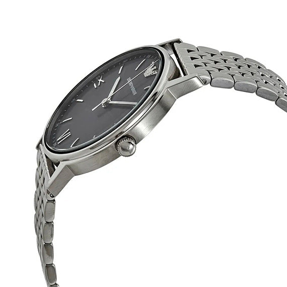 Shop Authentic Emporio Armani Kappa Quartz Grey Dial Silver Mesh Bracelet Watch For Men - AR11068 - Luxxuri