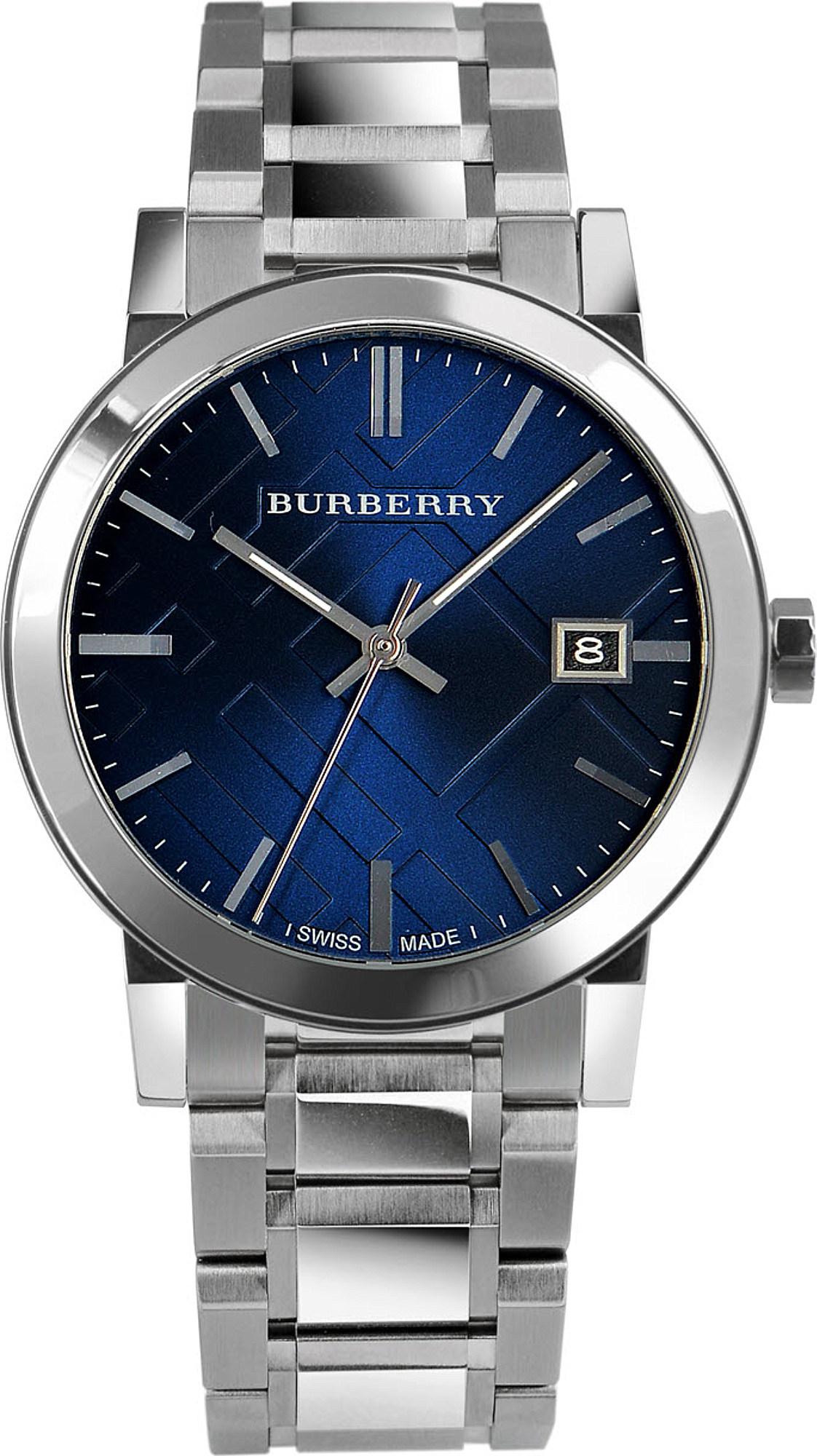 Shop Authentic Burberry The City Blue Dial Silver Steel Strap Watch for Men - BU9031 - Luxxuri