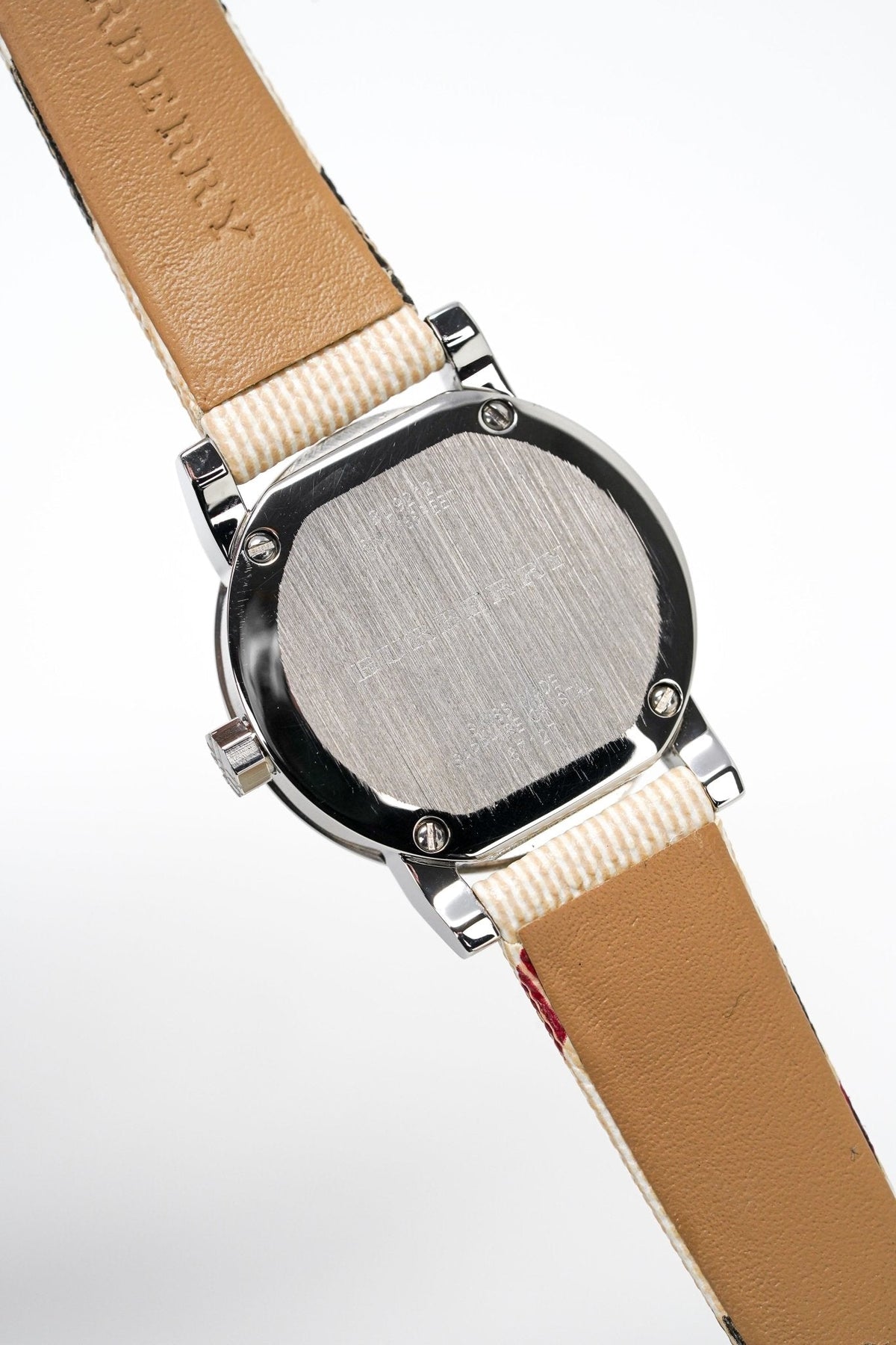 Shop Authentic Burberry The City Nova Silver Dial Brown Leather Strap Watch for Women - BU9212 - Luxxuri