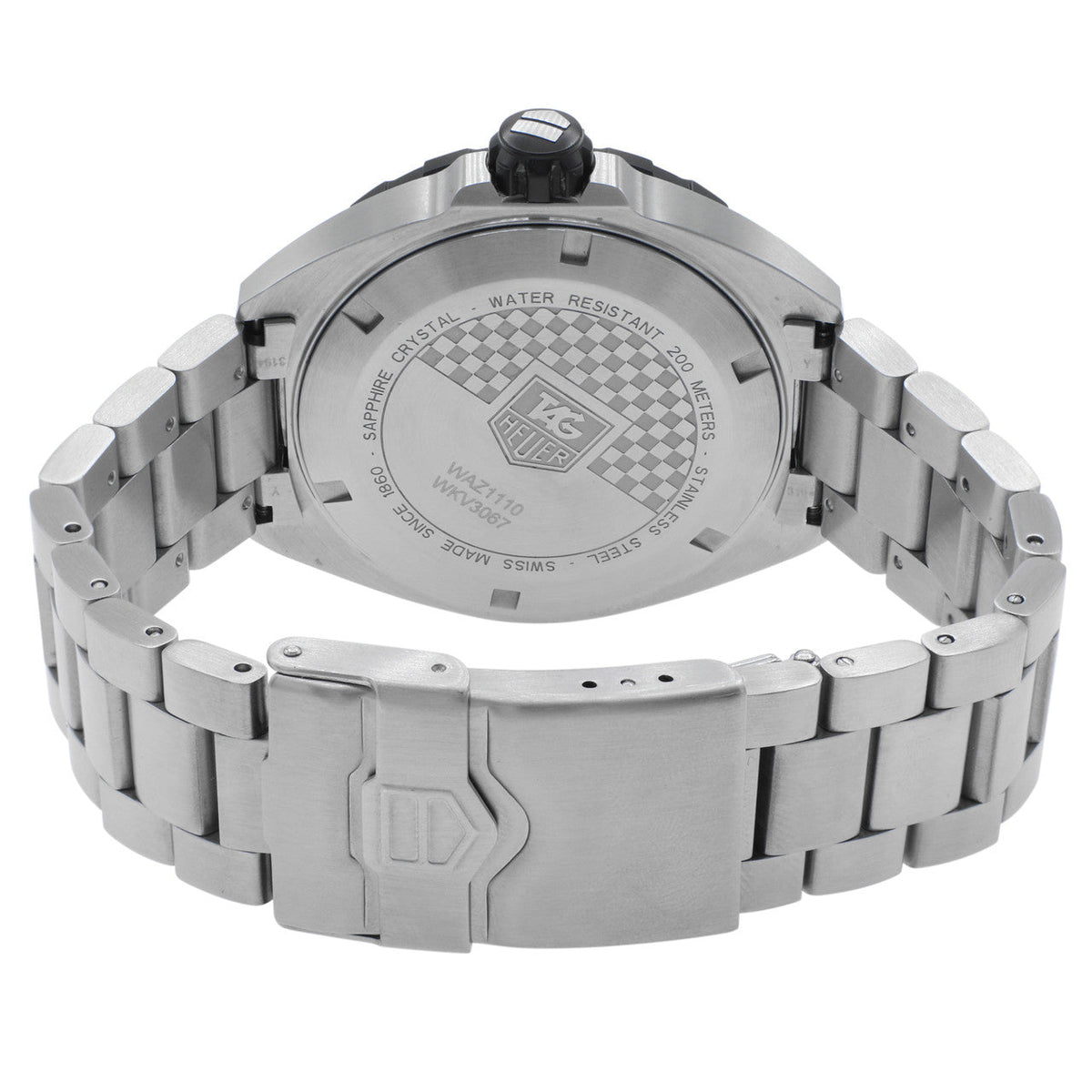 Shop Authentic Tag Heuer Formula 1 Quartz Black Dial Silver Steel Strap Watch for Men - WAZ1110.BA0875 - Luxxuri