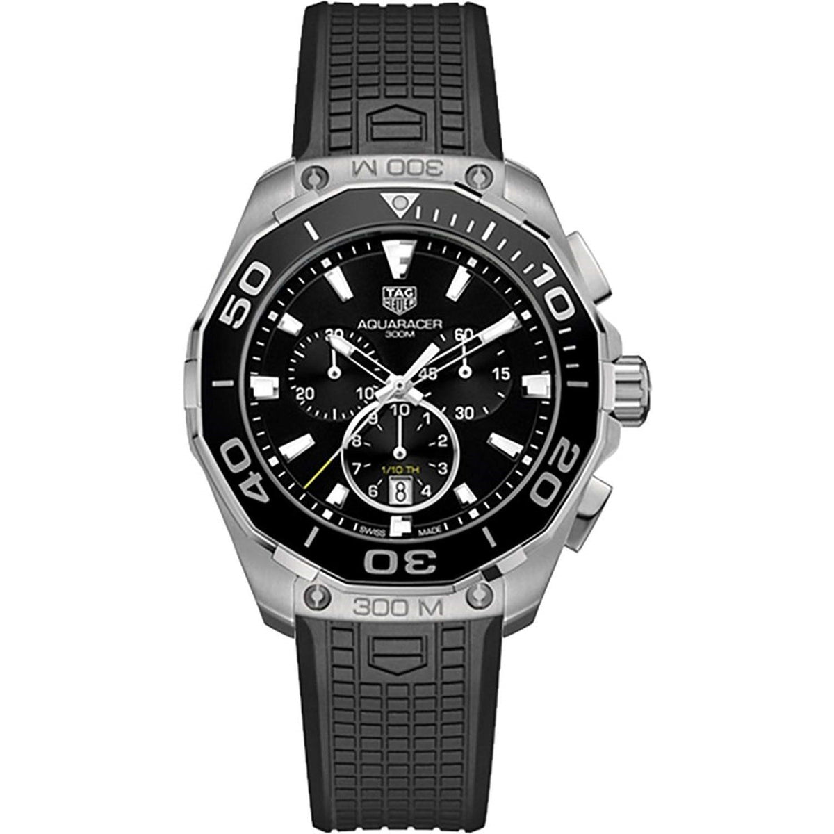 Shop Authentic Tag Heuer Aquaracer Black Dial Watch for Men - CAY111A.FT6041 - Luxxuri
