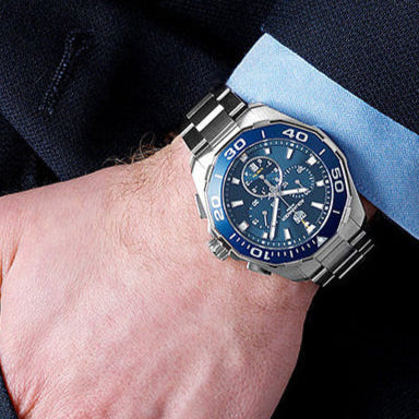 Shop Authentic Tag Heuer Aquaracer Blue Dial Watch for Men - CAY111B.BA0927 - Luxxuri