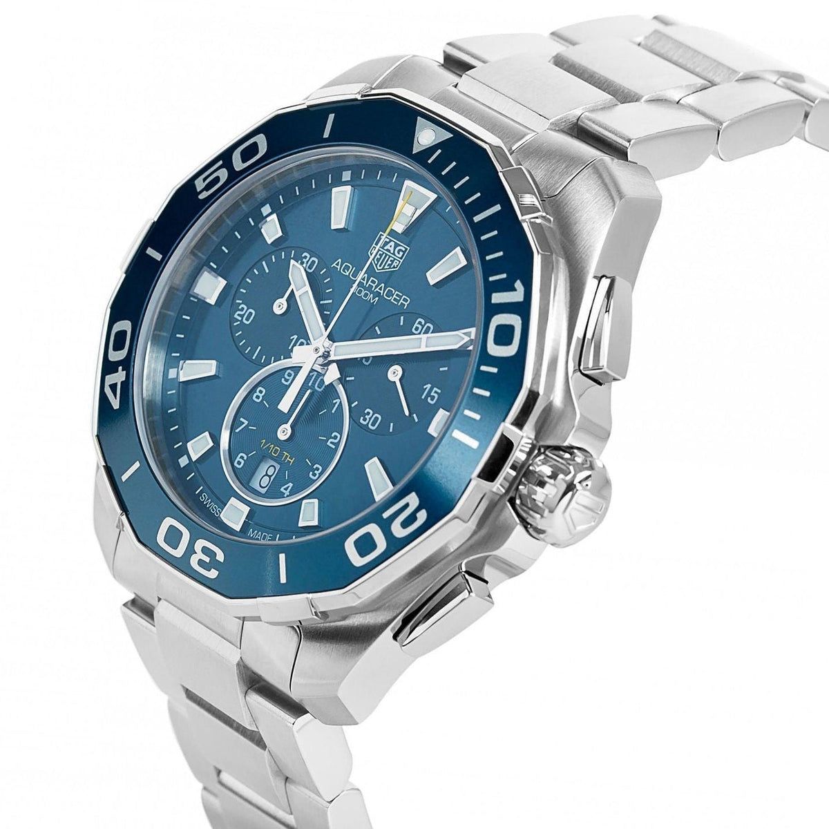 Shop Authentic Tag Heuer Aquaracer Blue Dial Watch for Men - CAY111B.BA0927 - Luxxuri
