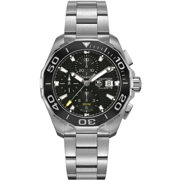 Shop Authentic Tag Heuer Aquaracer Black Dial Watch for Men - CAY211A.BA0927 - Luxxuri