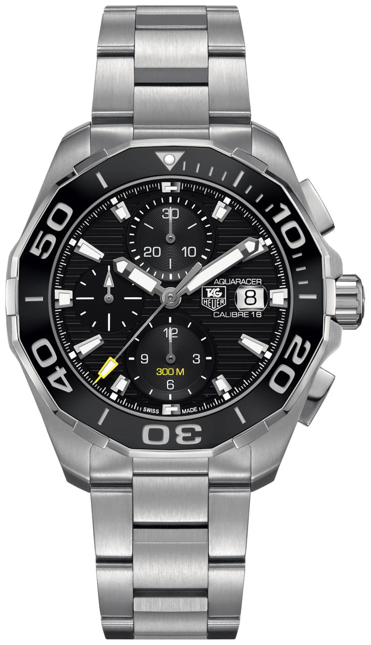 Shop Authentic Tag Heuer Aquaracer Black Dial Watch for Men - CAY211A.BA0927 - Luxxuri