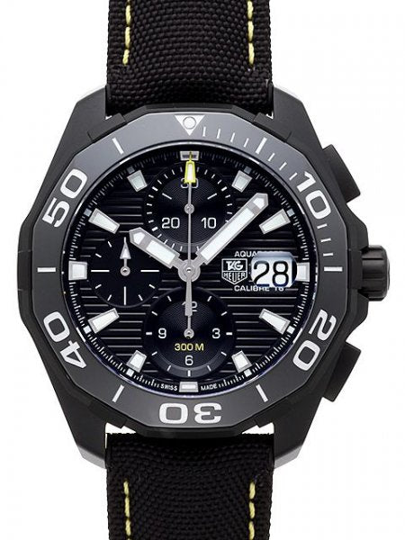 Shop Authentic Tag Heuer Aquaracer PVD Black Dial Watch for Men - CAY218A.FC6361 - Luxxuri