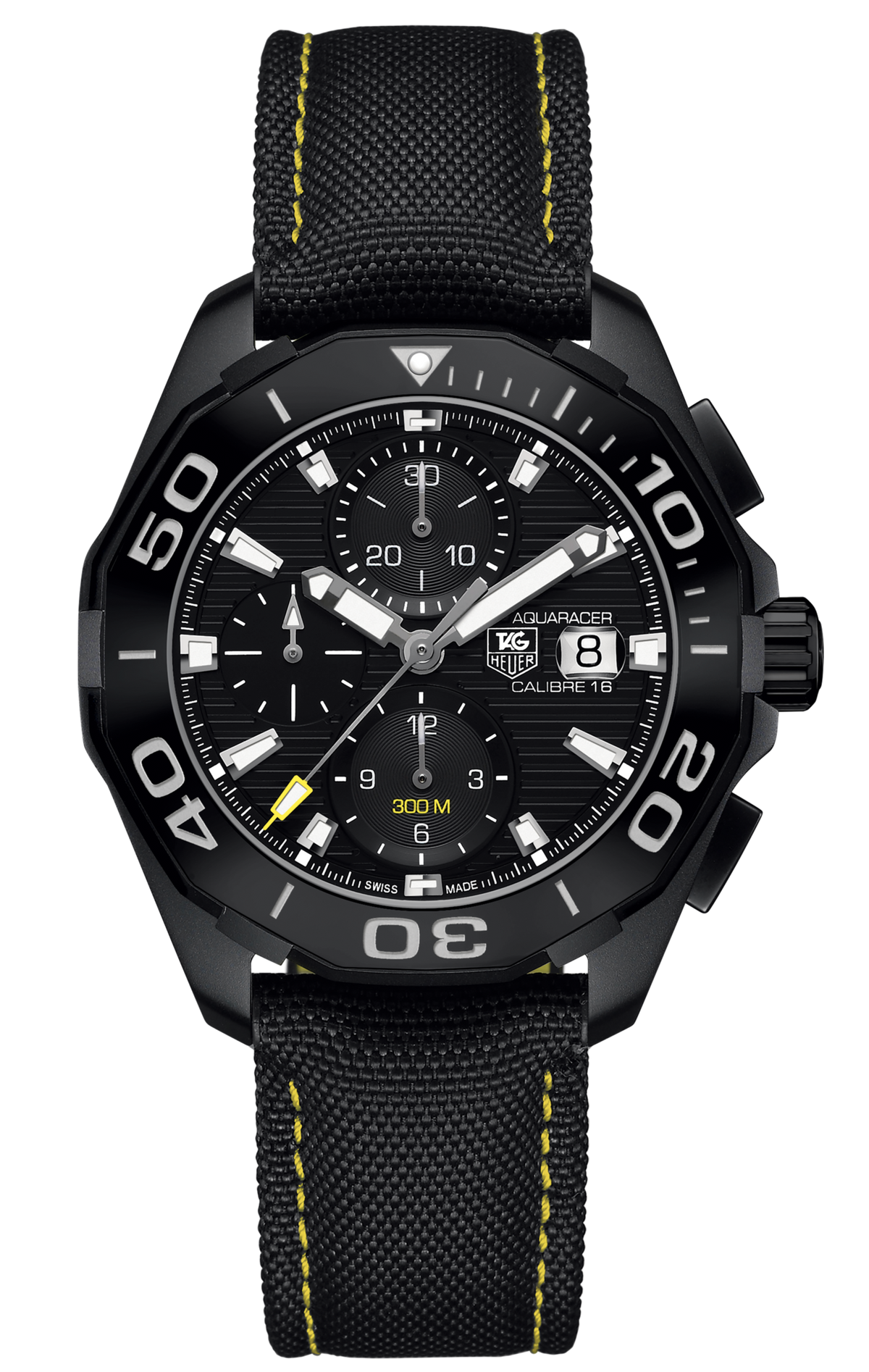 Shop Authentic Tag Heuer Aquaracer PVD Black Dial Watch for Men - CAY218A.FC6361 - Luxxuri