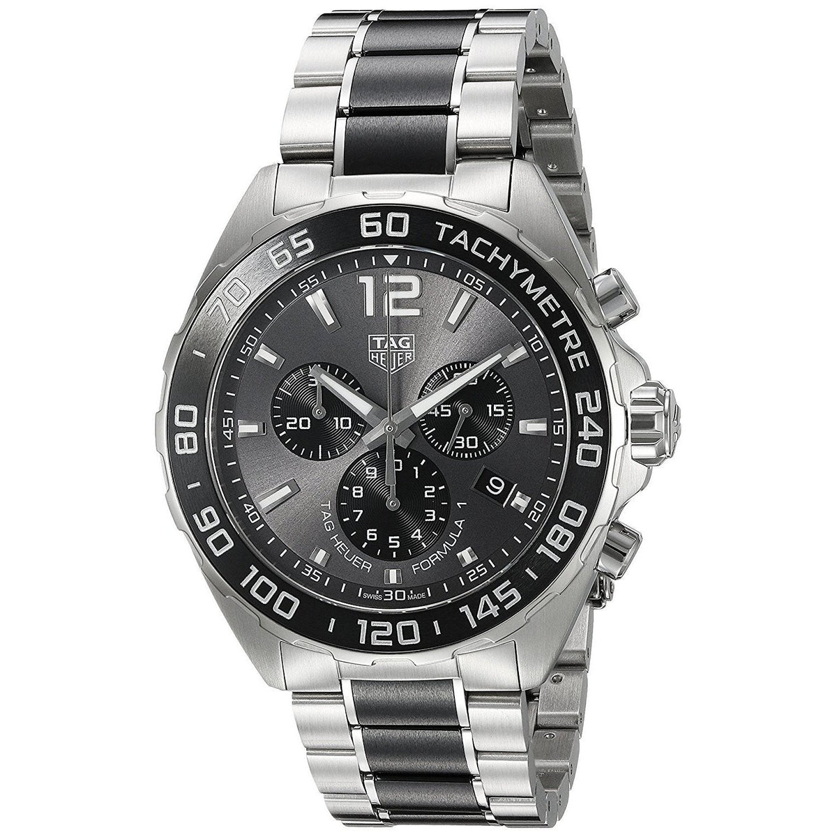 Shop Authentic Tag Heuer Formula 1 Anthracite Dial Two Tone Steel Strap Watch For Men - CAZ1011.BA0843 - Luxxuri
