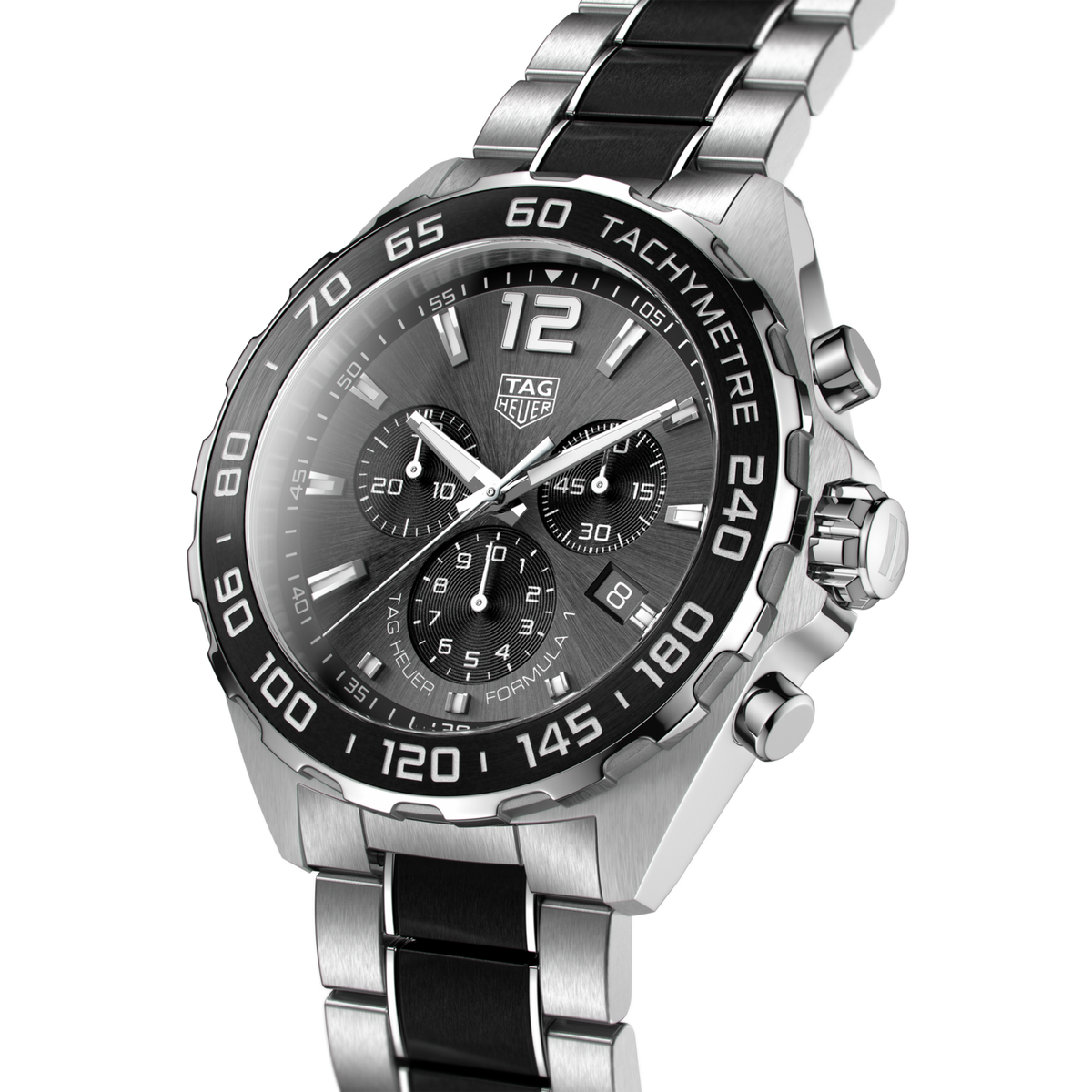 Shop Authentic Tag Heuer Formula 1 Anthracite Dial Two Tone Steel Strap Watch For Men - CAZ1011.BA0843 - Luxxuri