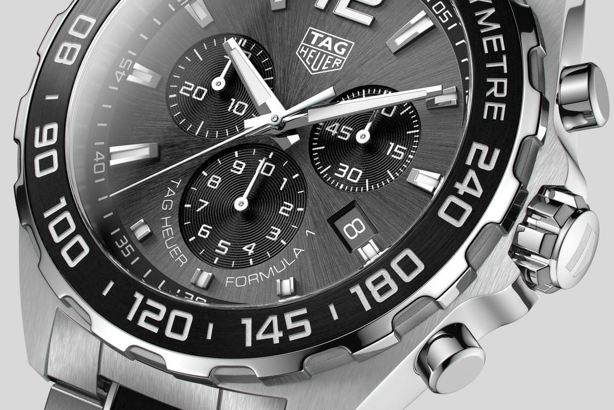 Shop Authentic Tag Heuer Formula 1 Anthracite Dial Two Tone Steel Strap Watch For Men - CAZ1011.BA0843 - Luxxuri
