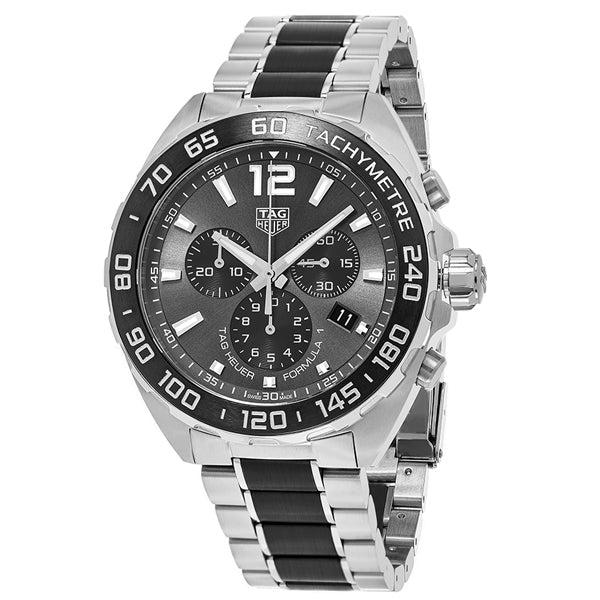 Shop Authentic Tag Heuer Formula 1 Anthracite Dial Two Tone Steel Strap Watch For Men - CAZ1011.BA0843 - Luxxuri